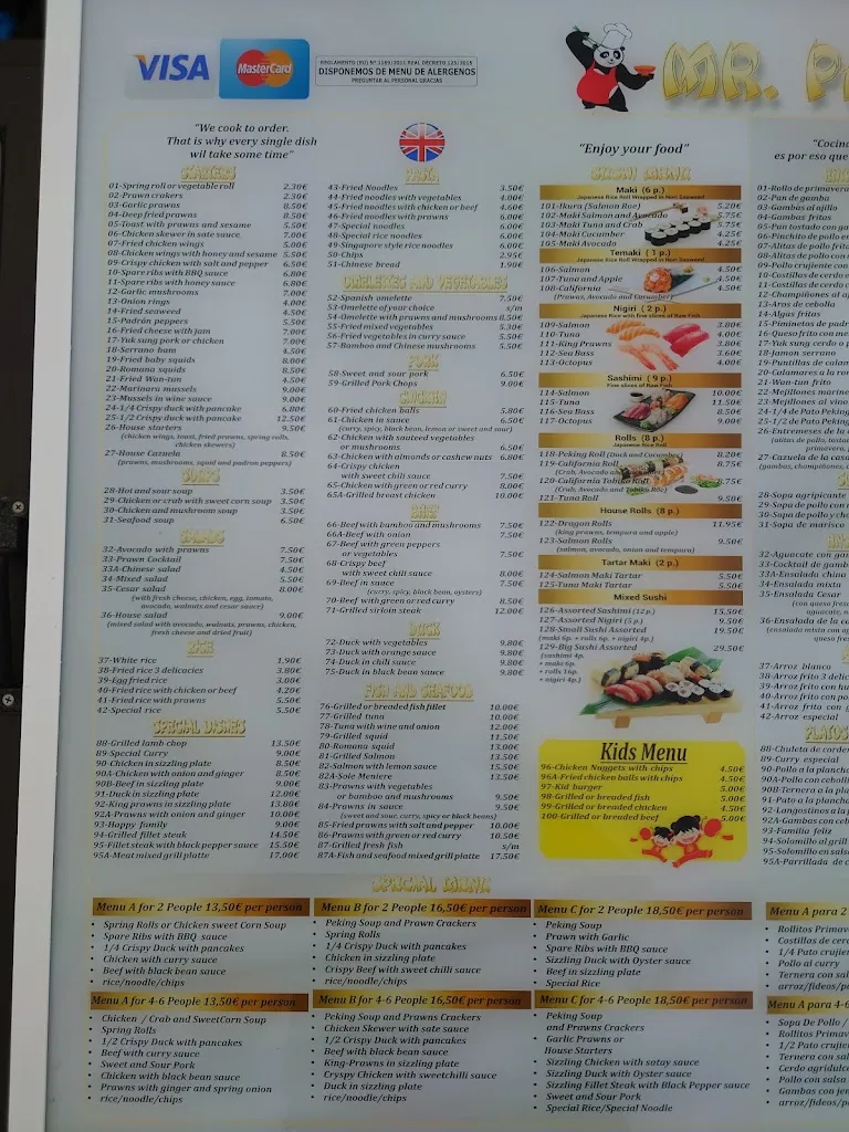 Menu_Mr. PANDA_Playa Blanca_image_2