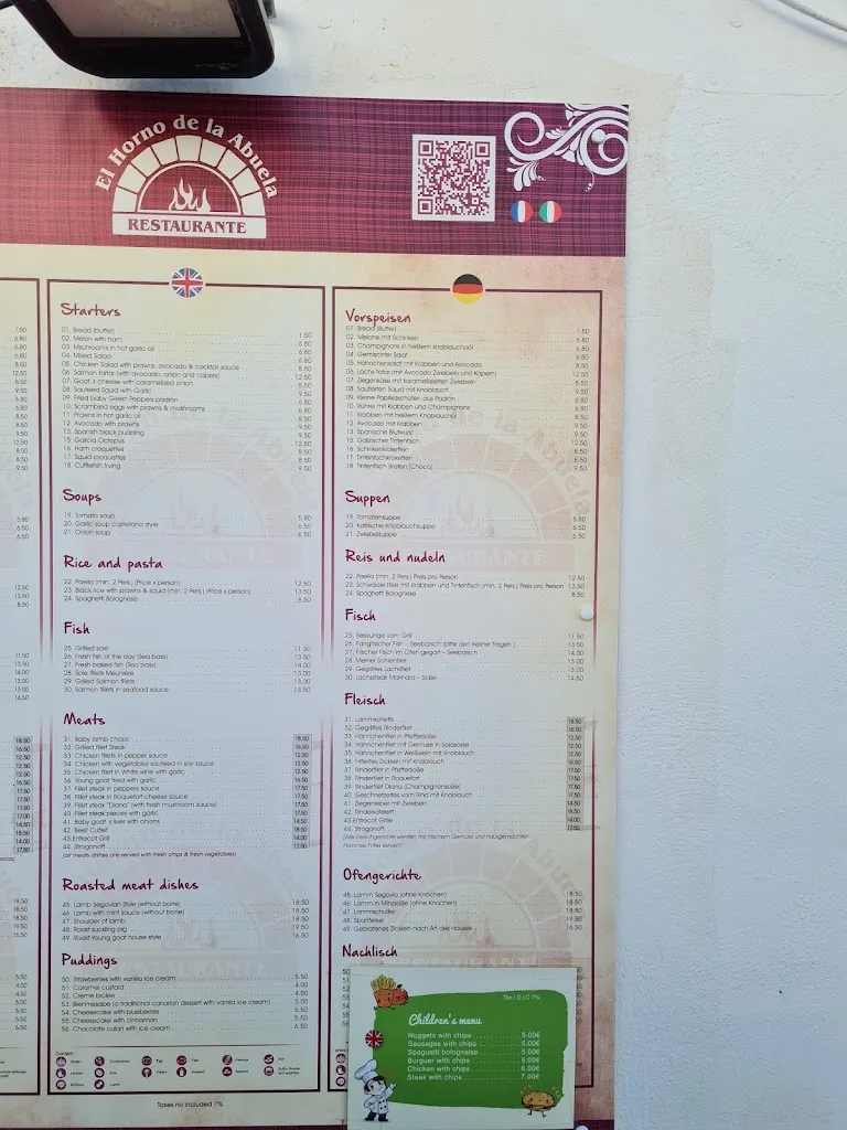 Menu_Restaurantes La Rústica_Playa Blanca_image_2