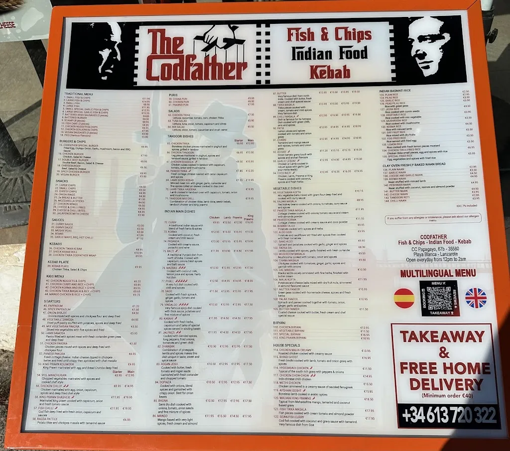 Menu_The Codfather Playa Blanca_Playa Blanca_image_1