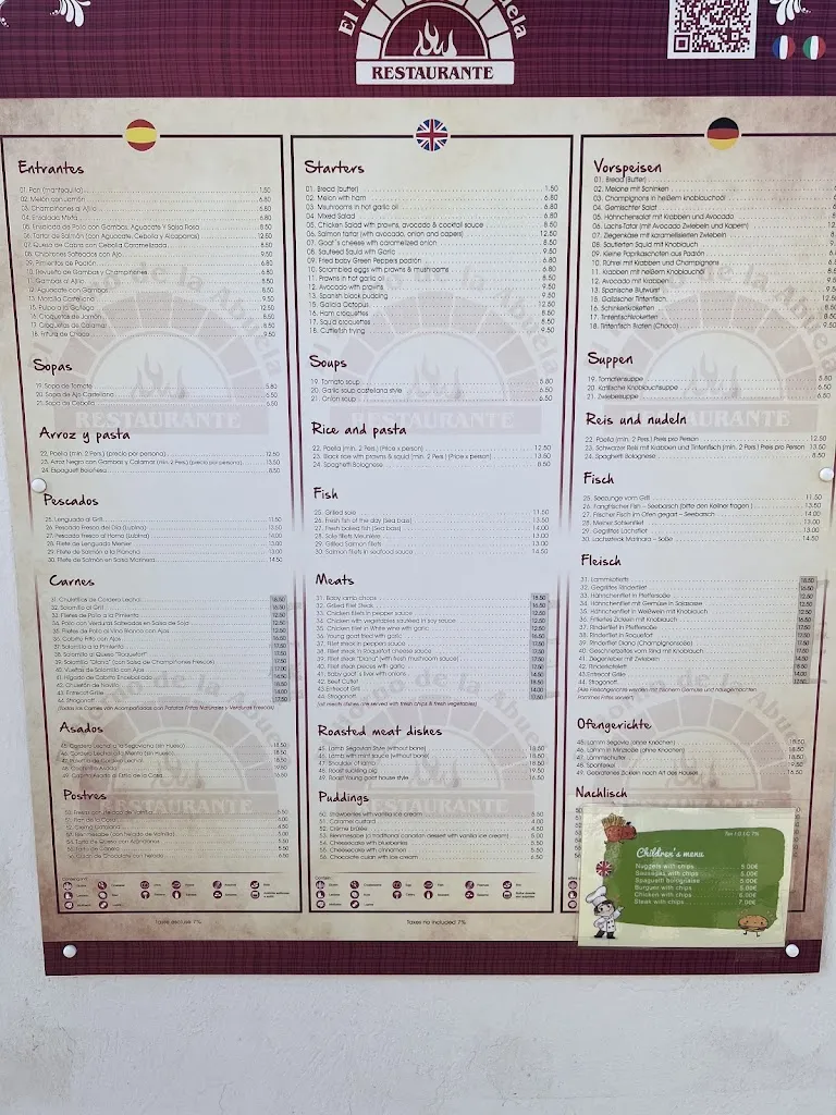 Menu_El Horno de la Abuela_Playa Blanca_image_1