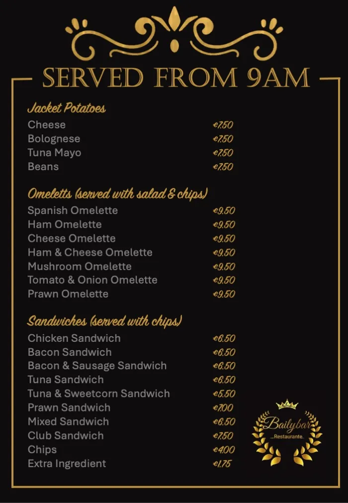 Menu_Baily Bar Playa Blanca_Playa Blanca_immagine_3