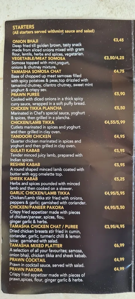 Menu_Tamasha Playa Blanca | Best Indian Restaurant in Lanzarote_Playa Blanca_image_4