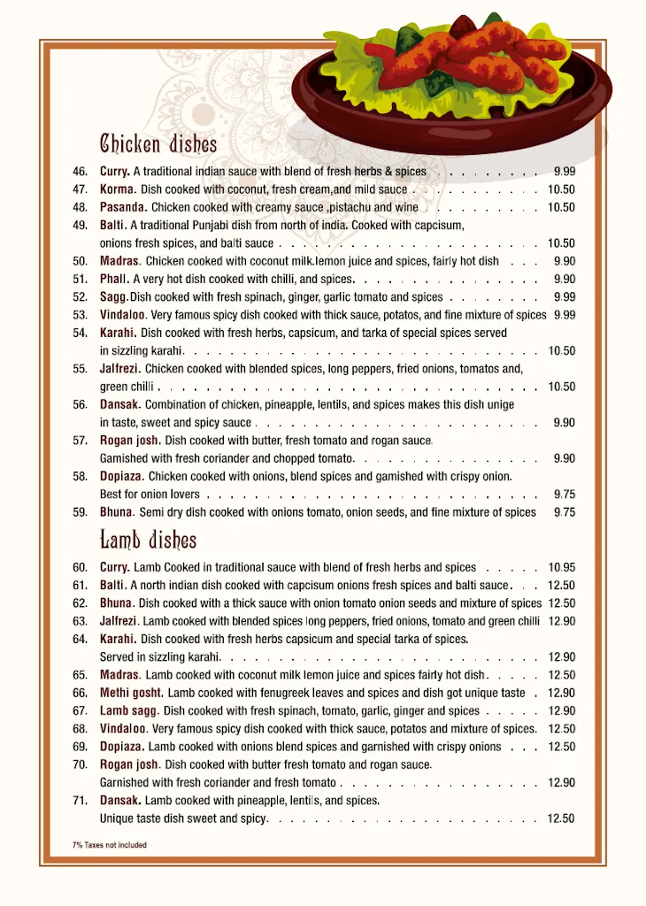 Menu_Spice Fusion_Playa Blanca_image_1