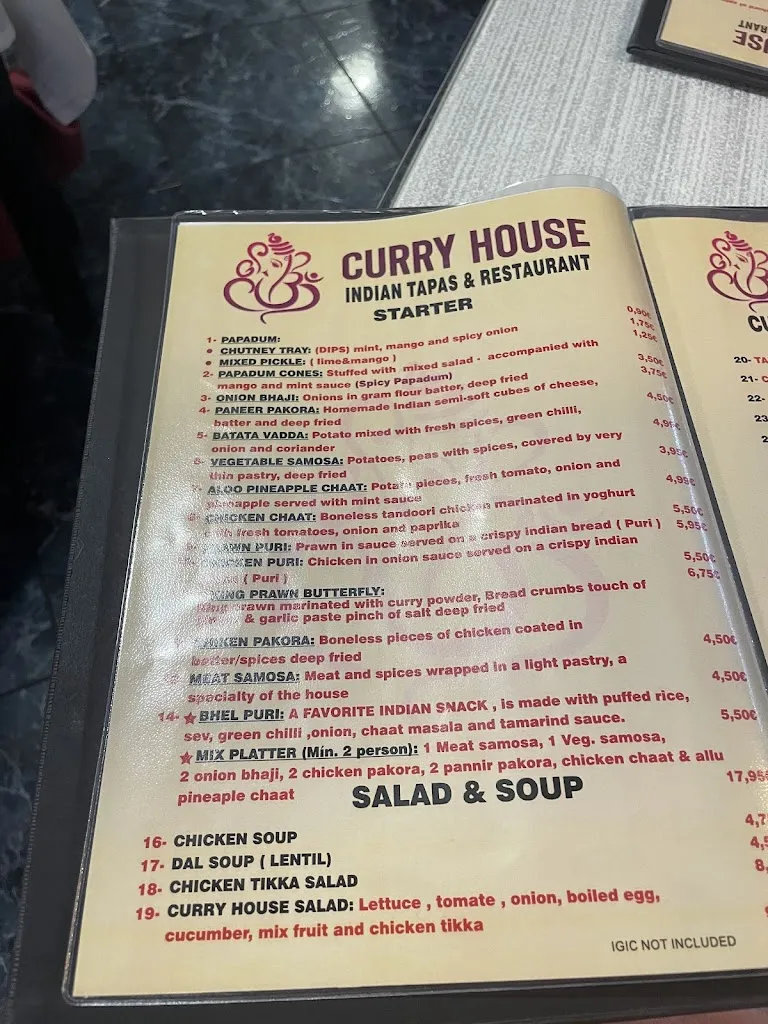 Menu_curry house_Playa Blanca_image_4