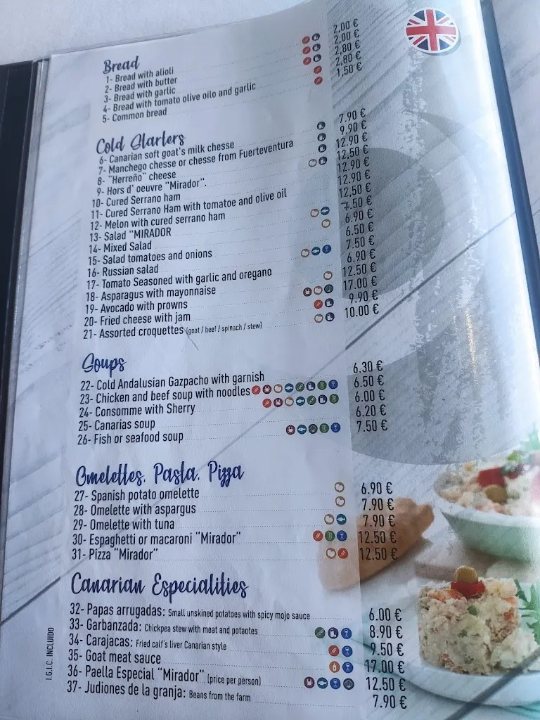 Menu_Restaurante Mirador Santa Lucía_Santa Lucía de Tirajana_image_3