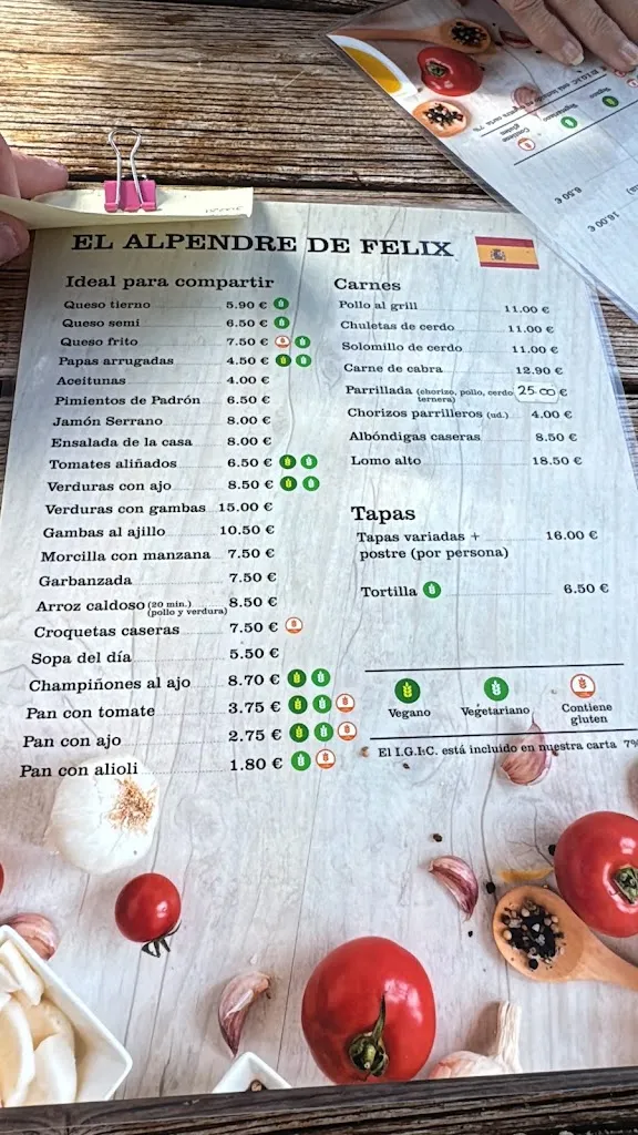 Menu_Viejo Rincón_Santa Lucía de Tirajana_image_1