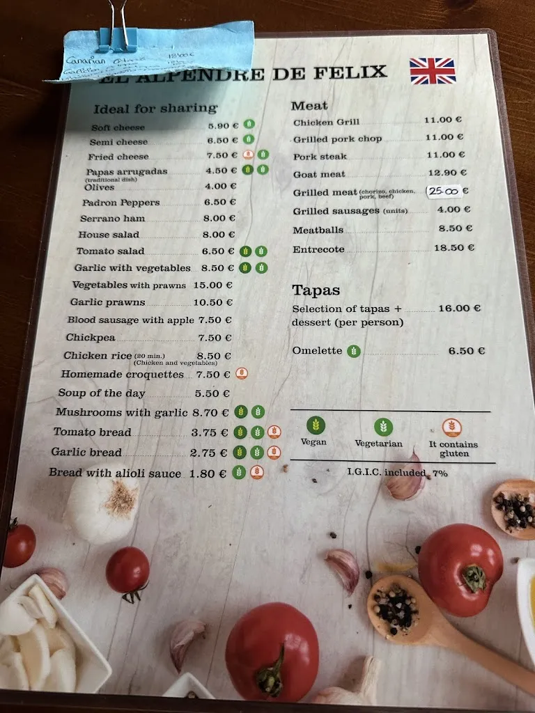 Menu_Viejo Rincón_Santa Lucía de Tirajana_image_2