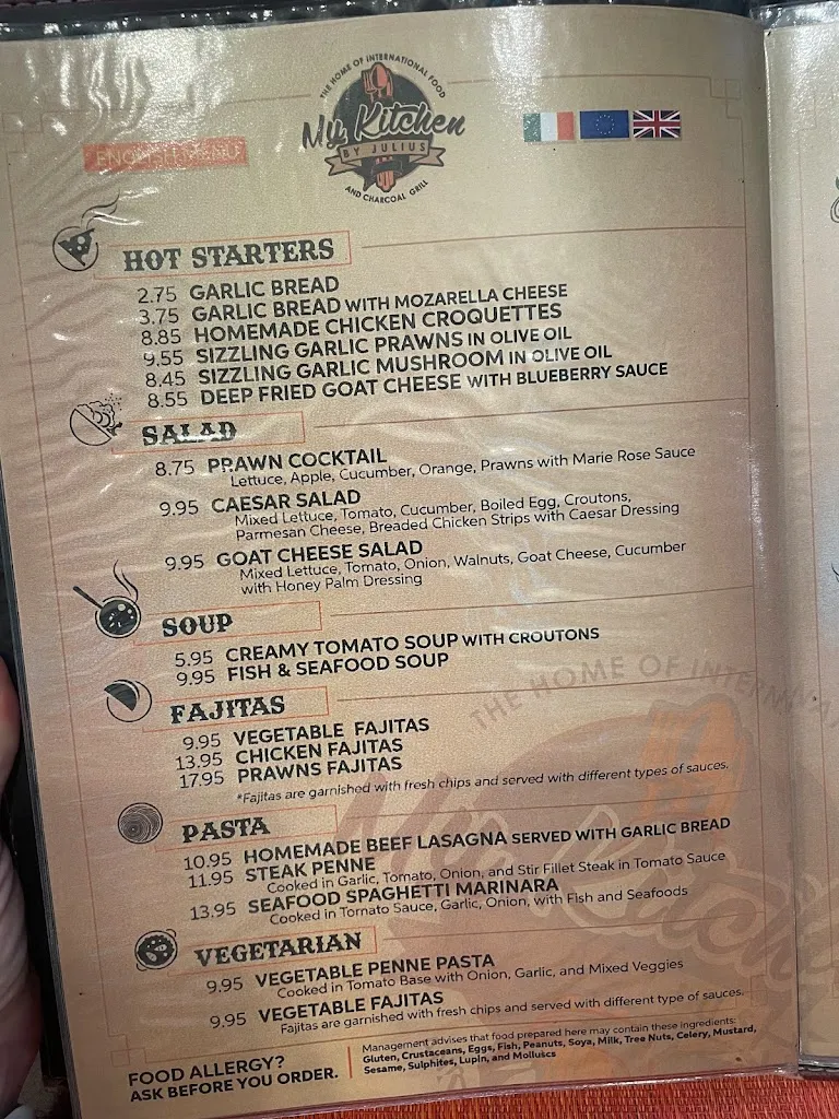 Menu_My Kitchen by Julius_Puerto del Carmen_image_1