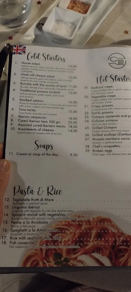 Menu_Antonio Restaurante_Puerto del Carmen_image_2