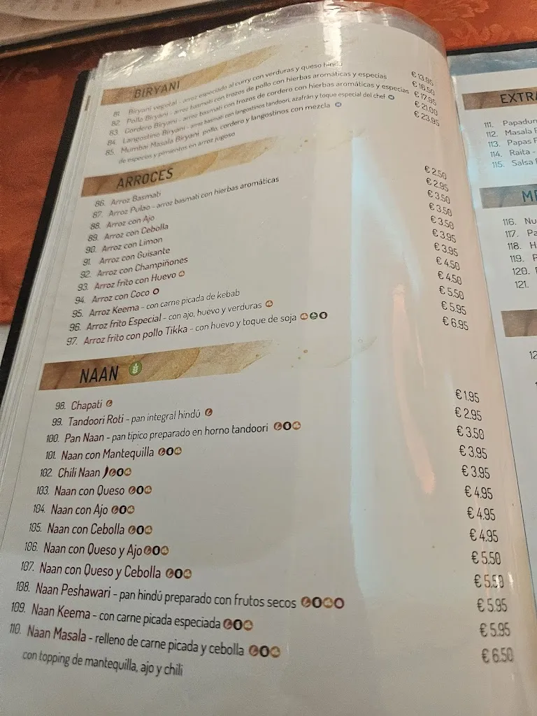 Menu_Mumbai Masala_Puerto del Carmen_immagine_2