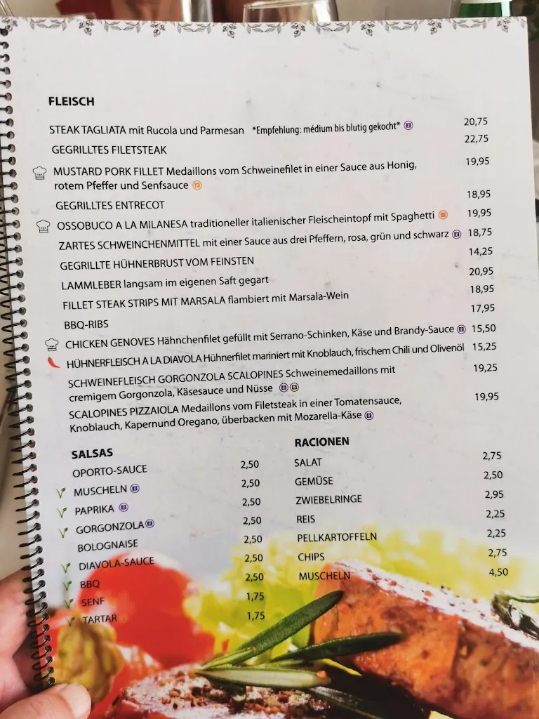 Menu_TRATTORIA DA RAFAELLO_Puerto del Carmen_image_1