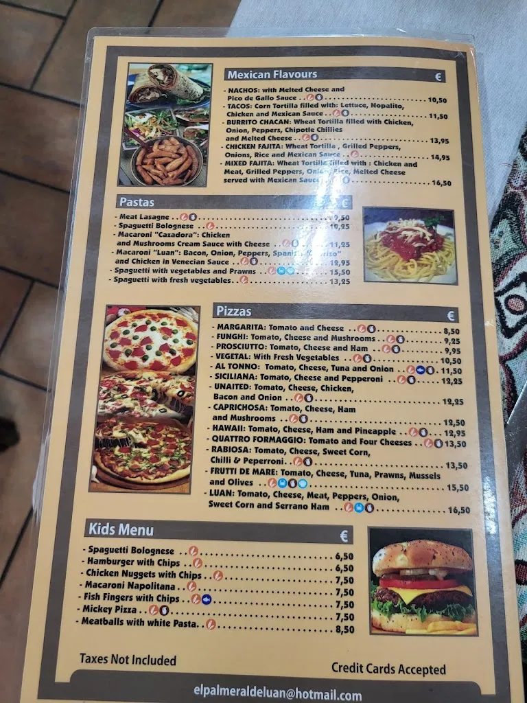 Menu_El Bodegón de Luan_Puerto del Carmen_immagine_1