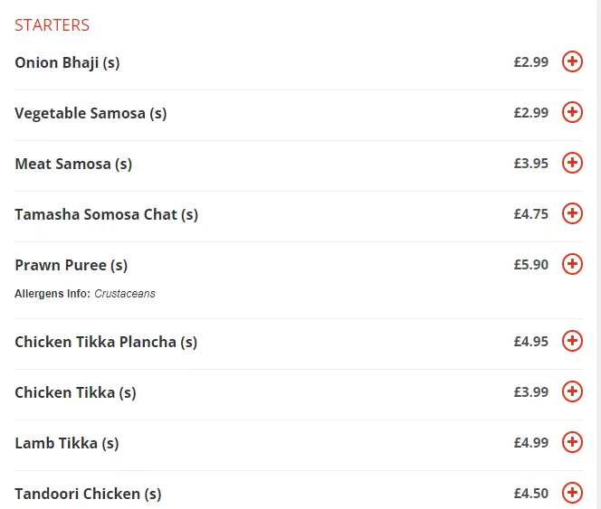 Menu_Tamasha Puerto del carmen | Best Indian Restaurant in Lanzarote_Puerto del Carmen_immagine_2