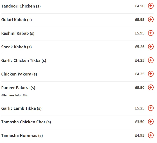 Menu_Tamasha Puerto del carmen | Best Indian Restaurant in Lanzarote_Puerto del Carmen_immagine_3