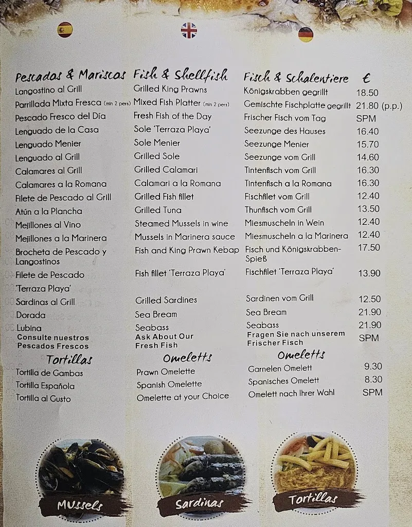 Menu_Restaurante Terraza Playa_Puerto del Carmen_image_1