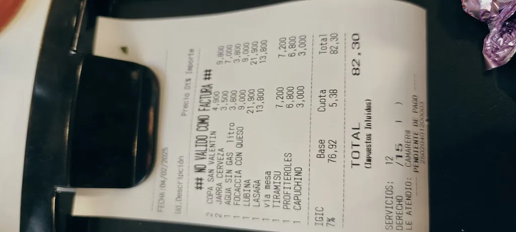 James Grimshaw_Antica Trattoria Di Verona_Puerto del Carmen_review