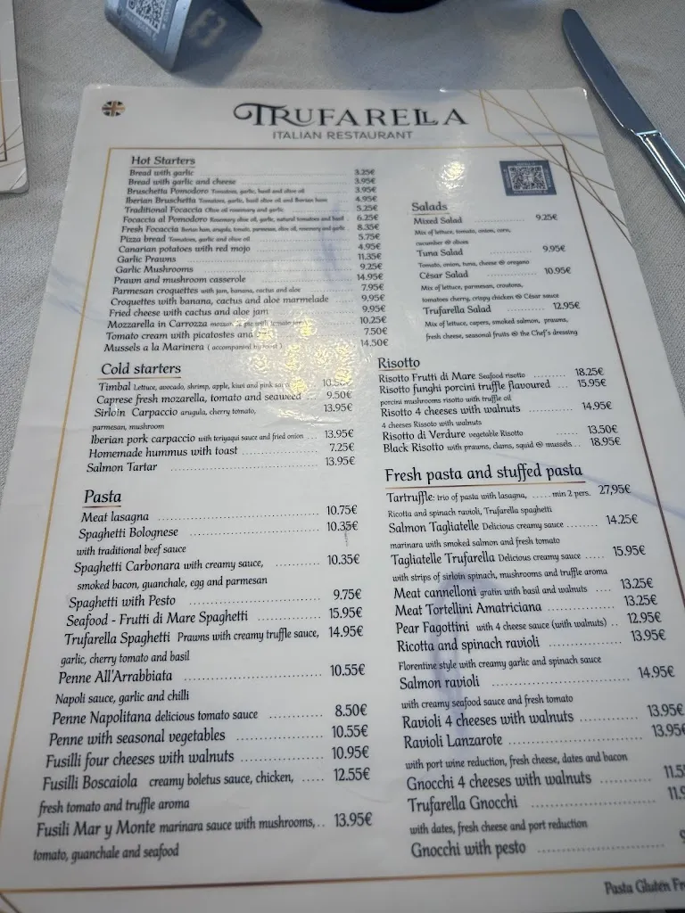 Menu_Trufarella_Puerto del Carmen_immagine_3