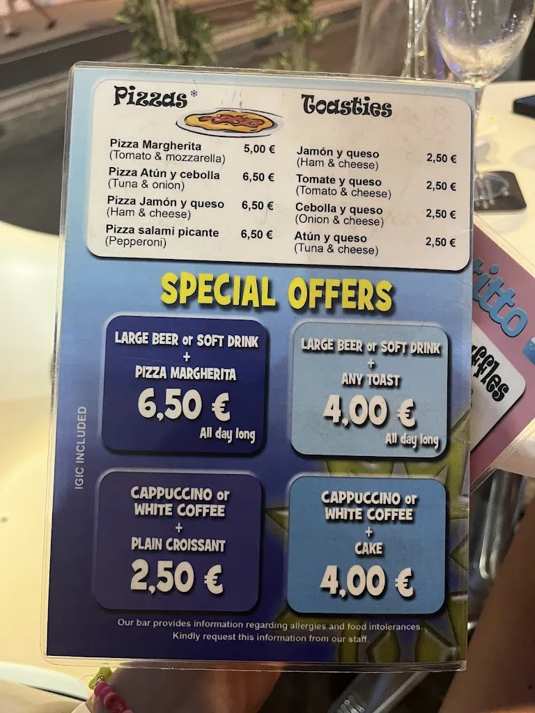 Menu_Bar El Kiosco 🍺 Drinks & Cocktails_Puerto del Carmen_image_2