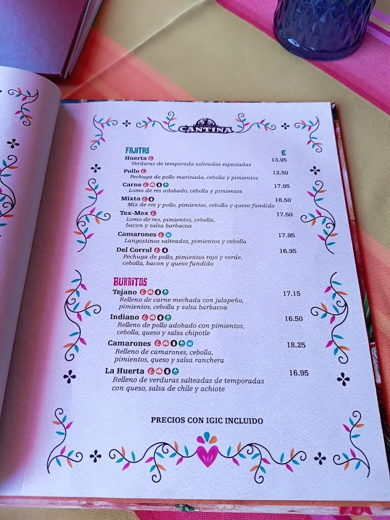 Menü_CANTINA DON RAFAEL_Puerto del Carmen_Bild_2