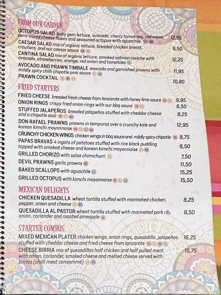 Menü_CANTINA DON RAFAEL_Puerto del Carmen_Bild_3