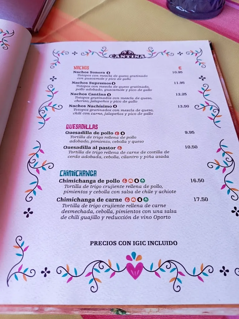 Menü_CANTINA DON RAFAEL_Puerto del Carmen_Bild_4