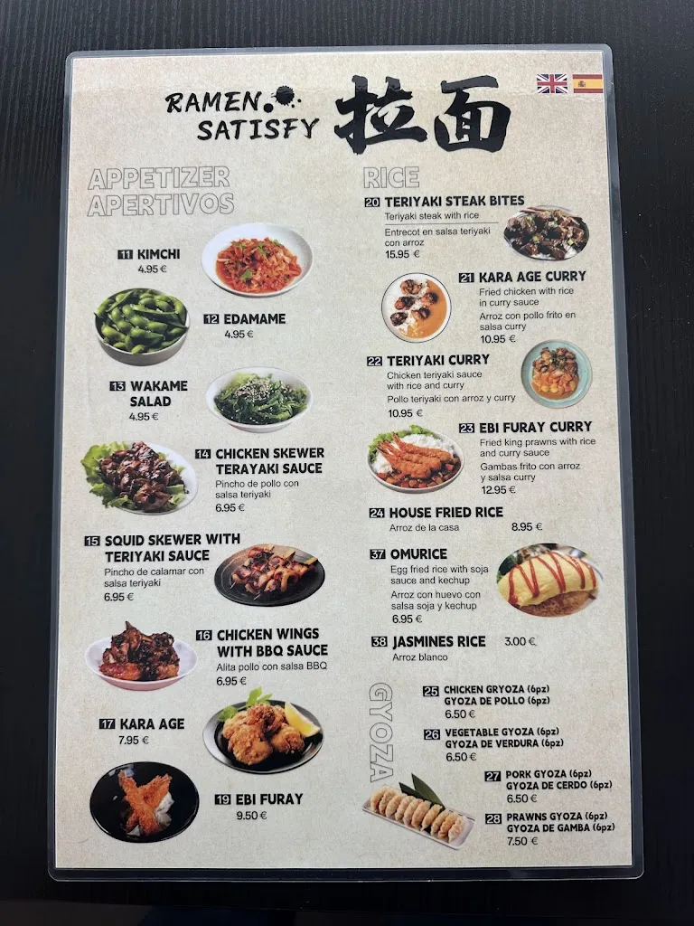 Menu_satisfy_Puerto del Carmen_image_2