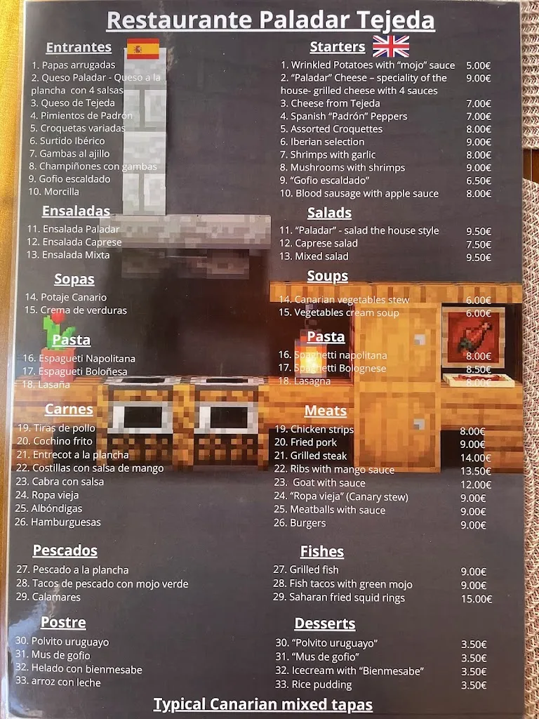 Menu_Restaurante Paladar Tejeda_Tejeda_image_2