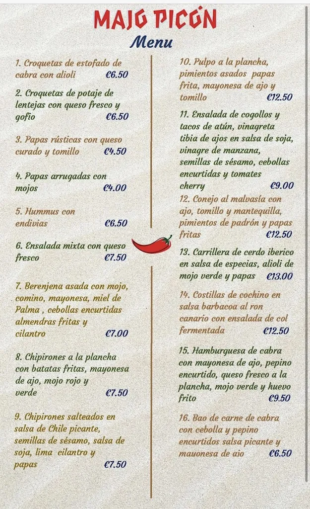 Menu_Restaurante Majo Picón_Tinajo_immagine_1