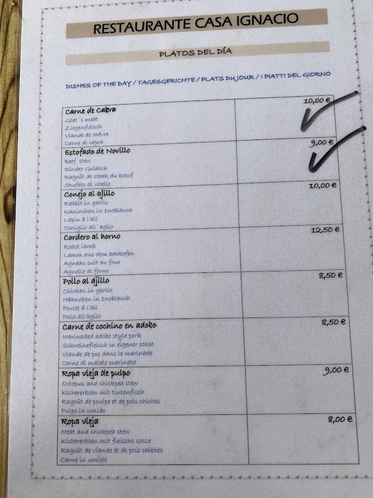 Menu_Casa Ignacio Restaurante_Tinajo_image_2