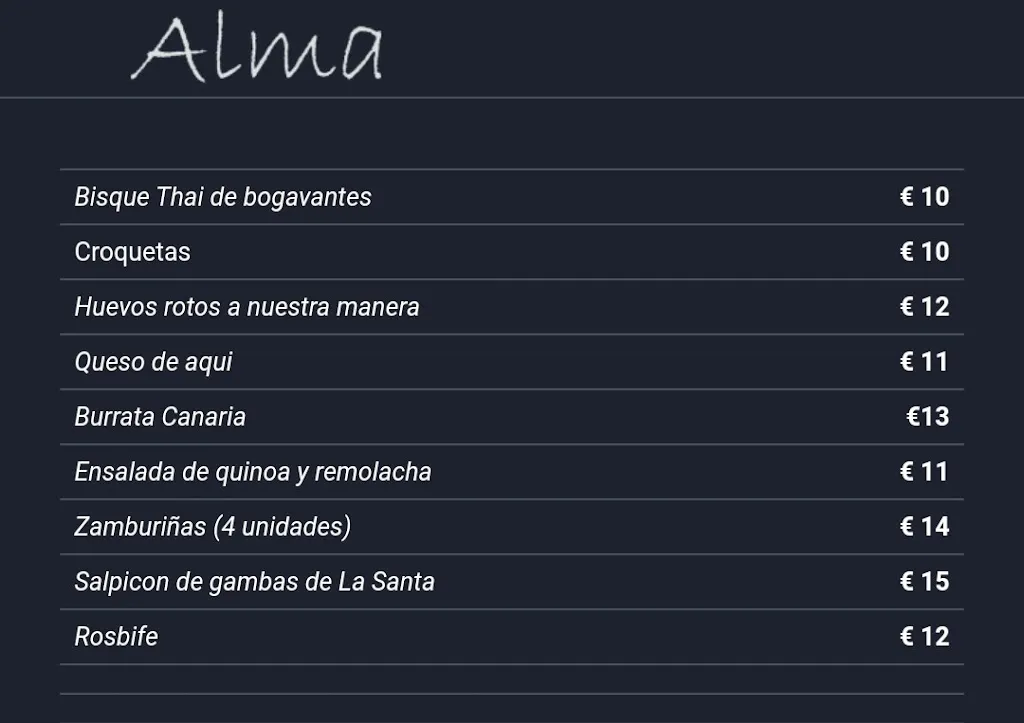 Menu_Alma Tapas & +_Tinajo_image_2