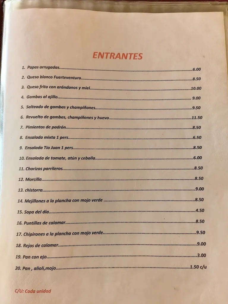 Menu_Restaurante Tío Juan_Tuineje_image_4