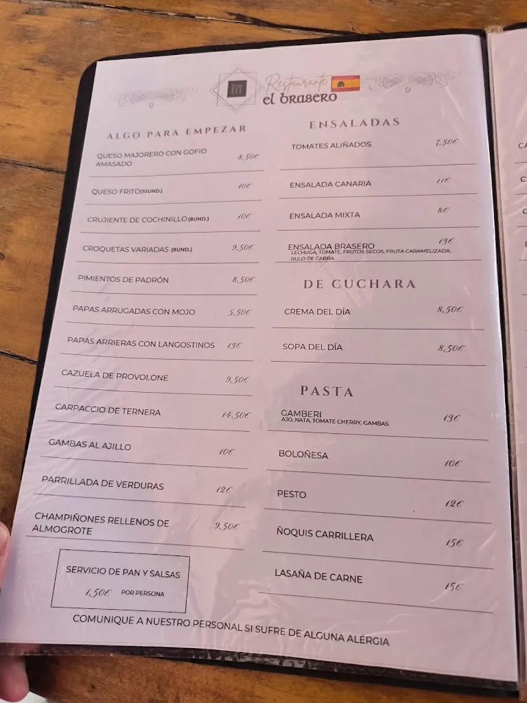 Menu_Restaurante El Brasero_Tuineje_image_2