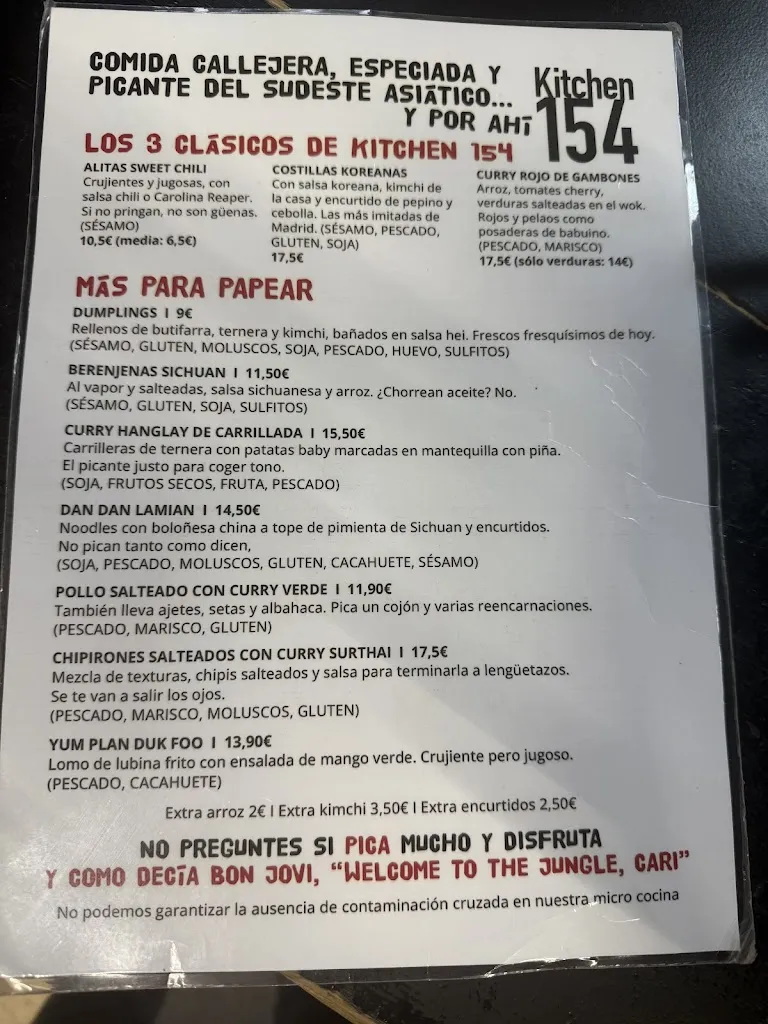 Menu_Kitchen 154 Mercado de Vallehermoso_Vallehermosa_image_2