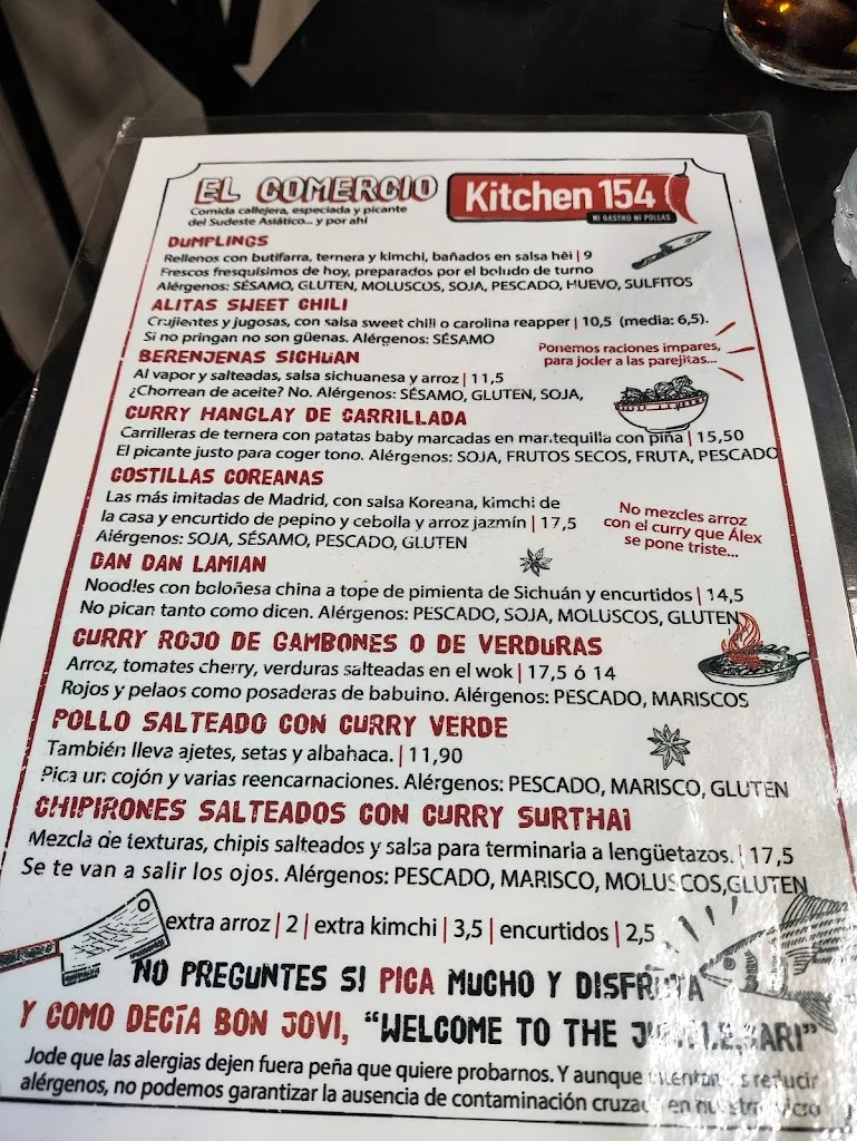 Menu_Kitchen 154 Mercado de Vallehermoso_Vallehermosa_image_3
