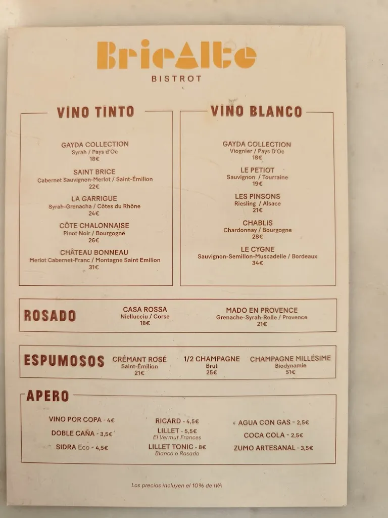 Menu_Brie Alto - Bistrot_Vallehermosa_immagine_4