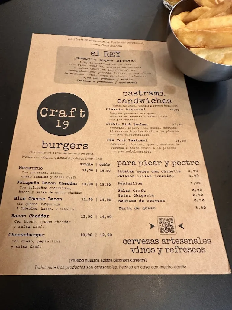 Menu_CRAFT 19 - Mercado Vallehermoso_Vallehermosa_image_4