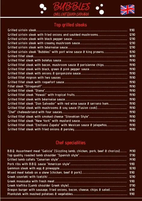 Menu_Bubbles Restaurante_Puerto Rico_image_1