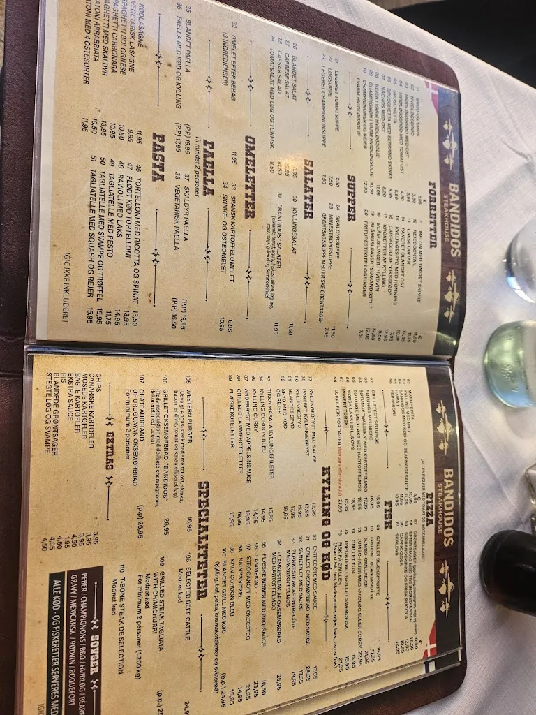 Menu_Bandidos Steakhouse_Puerto Rico_image_1