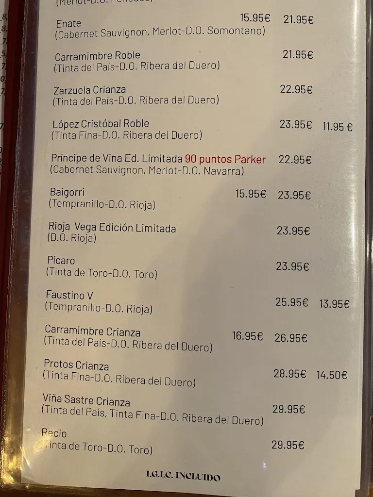 Menu_Restaurante El Gaitero_Puerto Rico_image_2