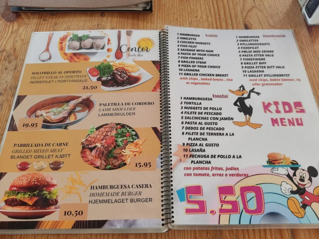 Menu_Portoro Steak House_Puerto Rico_image_2