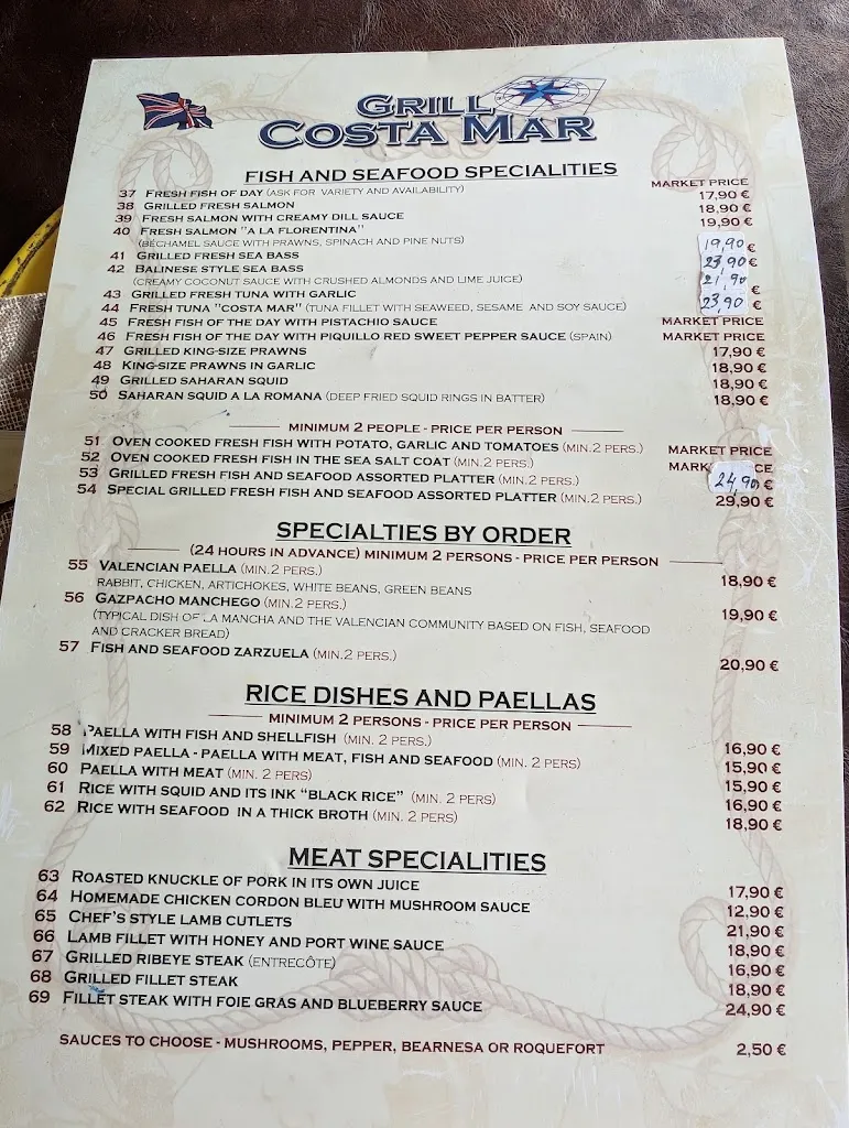 Menu_Grill Costa Mar_Puerto Rico_image_1