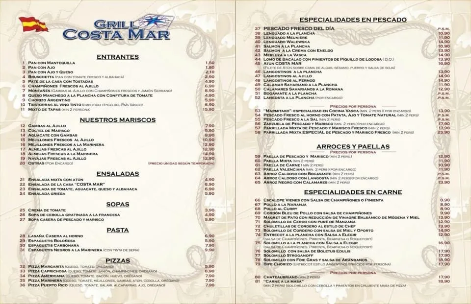 Menu_Grill Costa Mar_Puerto Rico_image_4