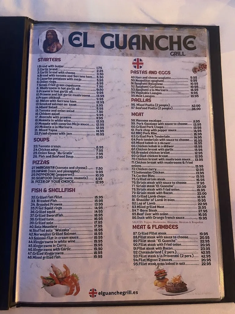 Menu_El Guanche Grill_Puerto Rico_image_1