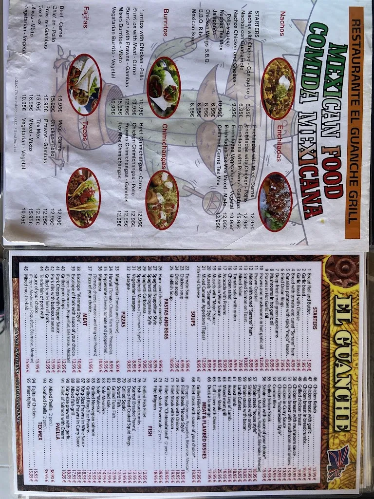 Menu_El Guanche Grill_Puerto Rico_image_3