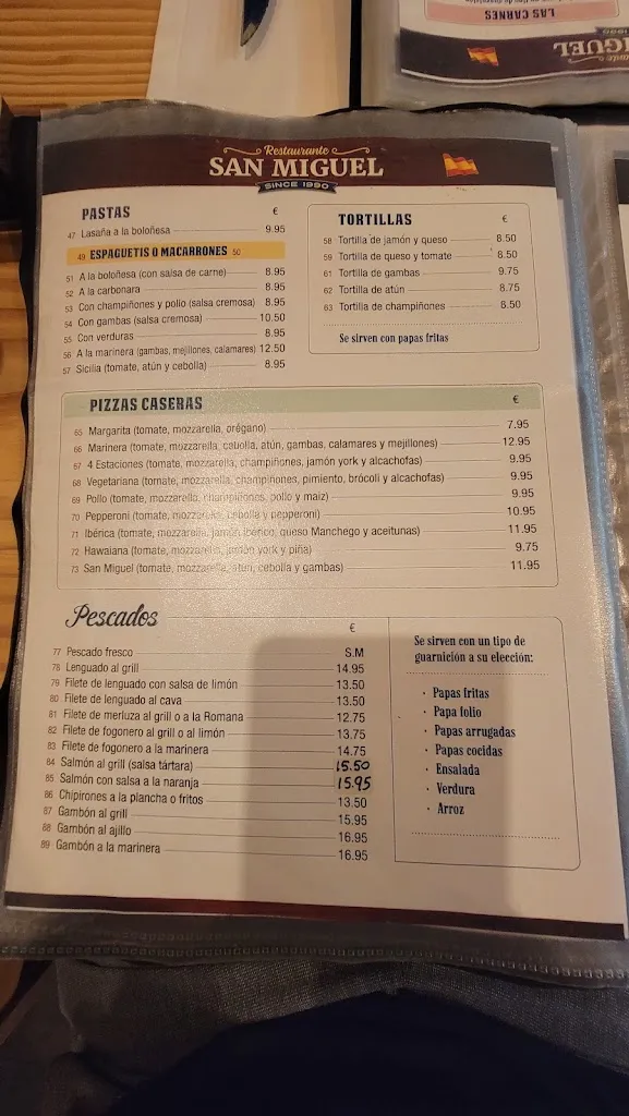 Menü_San Miguel Restaurant_Puerto Rico_Bild_4