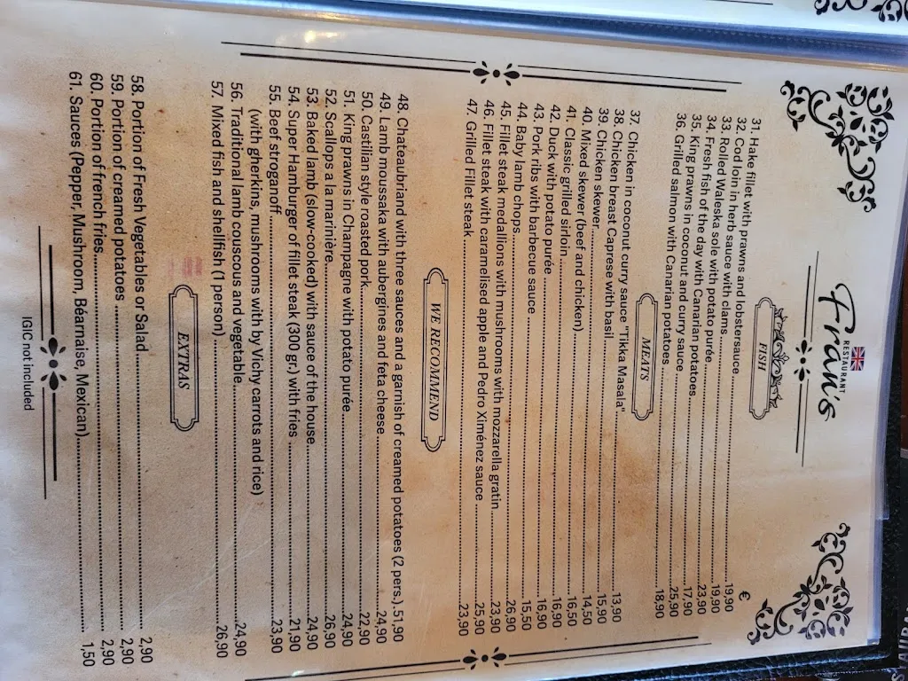 Menu_Restaurante Fran's Gourmet_Puerto Rico_image_4