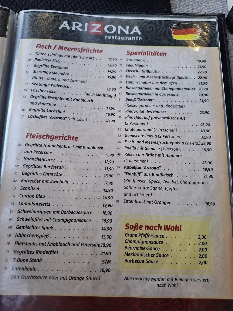 Menu_Arizona Resturante_Puerto Rico_immagine_2