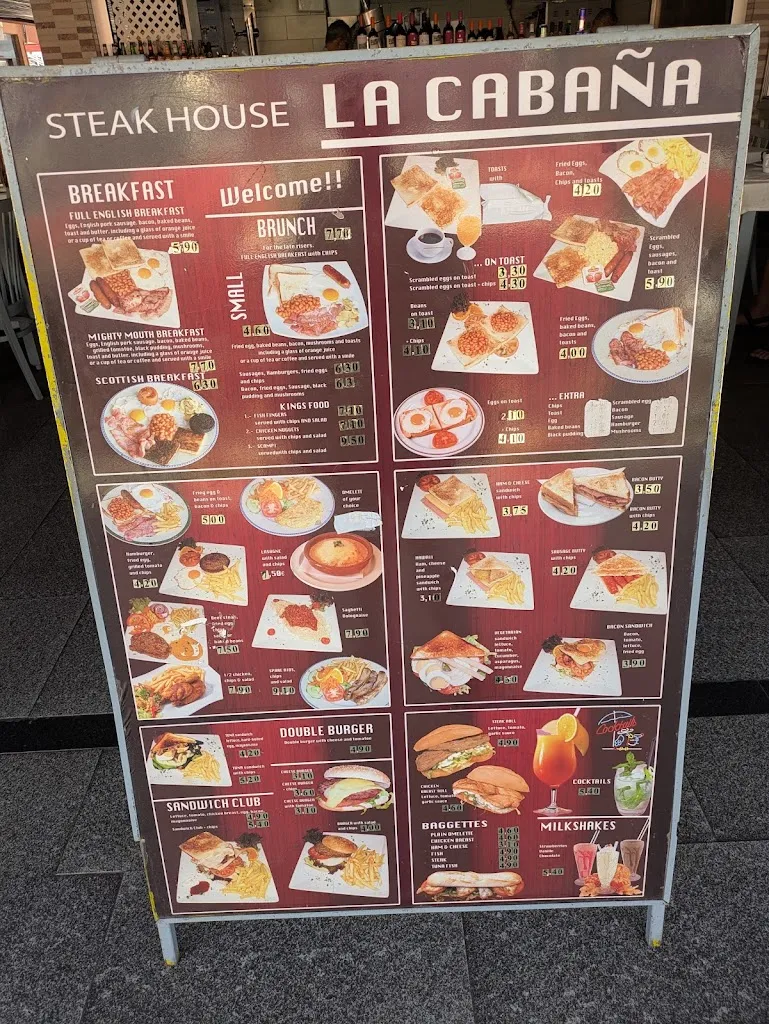 Menu_Restaurante La Cabaña_Puerto Rico_image_1