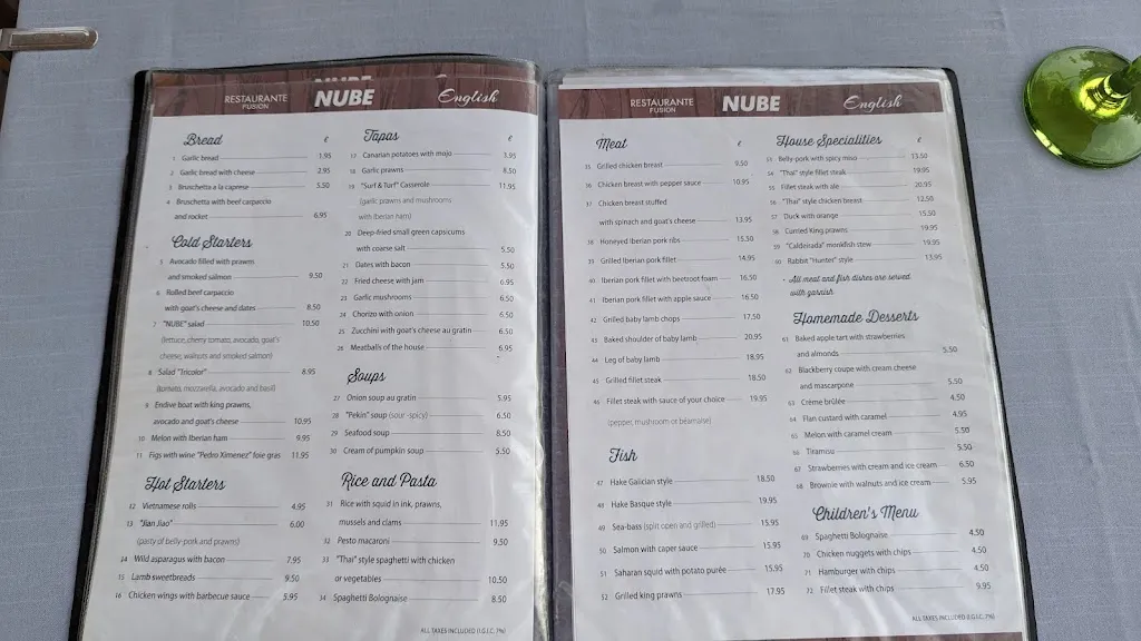 Menu_Restaurante Fusion Nube_Puerto Rico_image_1