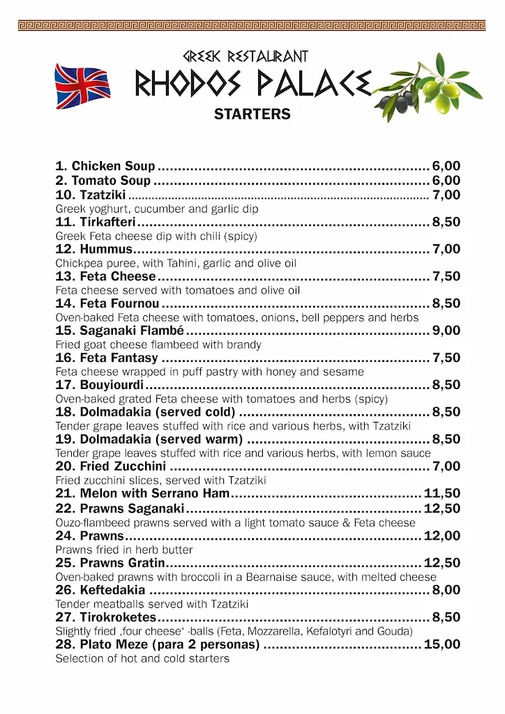 Menu_Rhodos Palace_Puerto Rico_image_1